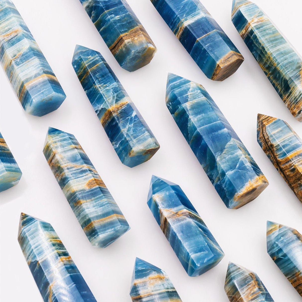 Blue Onyx Wand Quartz Point -Wholesale Crystals