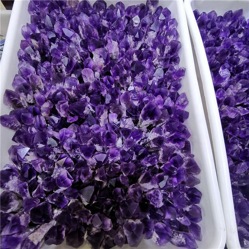 Raw Amethyst Specimen Wand Tower Points -Wholesale Crystals