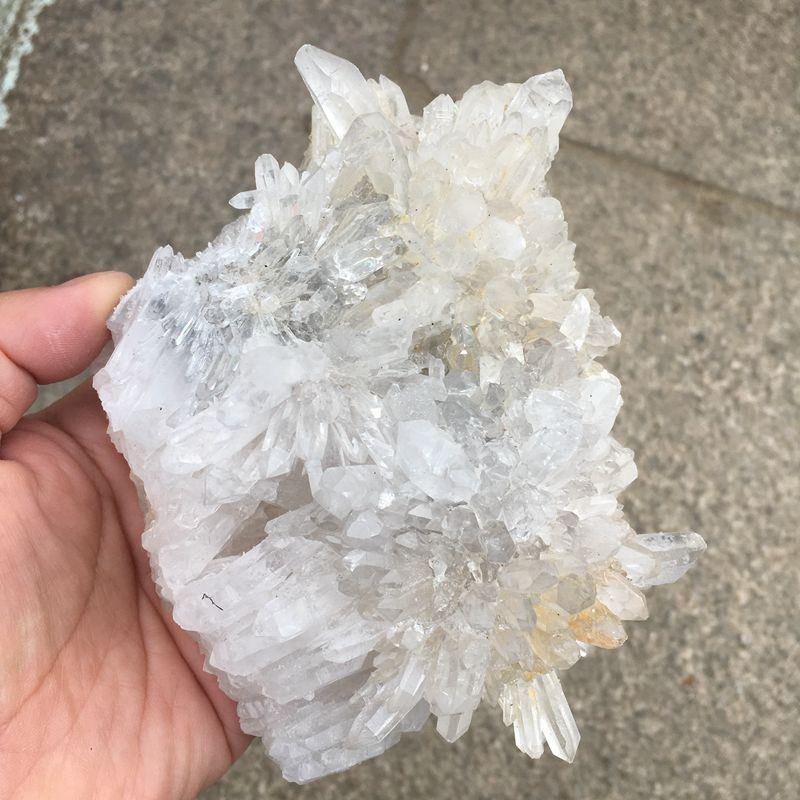 China white quartz crystal cluster -Wholesale Crystals