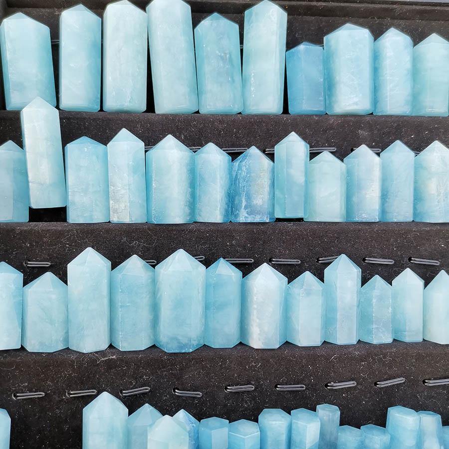 Aquamarine Point Tower -Wholesale Crystals