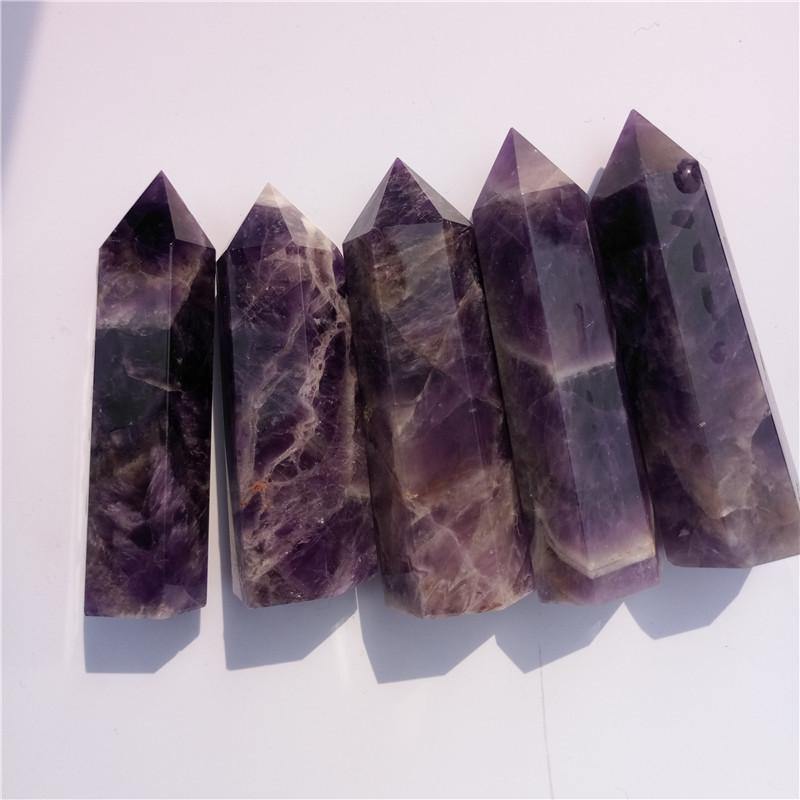 amethyst chevron tower -Wholesale Crystals