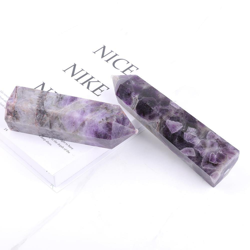 amethyst chevron tower -Wholesale Crystals