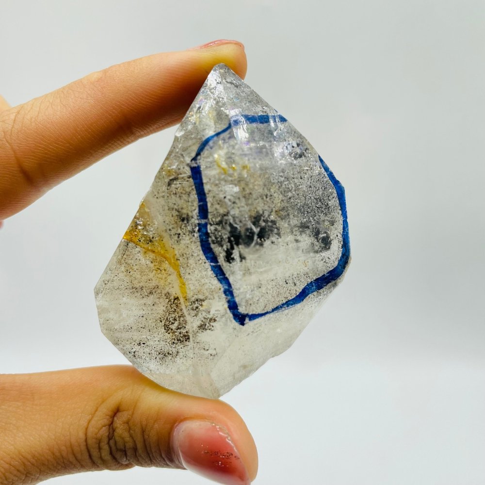 A51 Black Quicksand and Fast Moving Bubble Enhydro Quartz -Wholesale Crystals