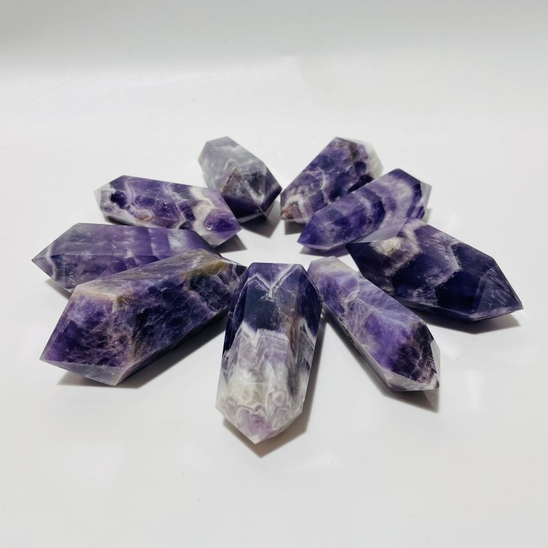 Amethyst Chevron Double Point Tower Wholesale -Wholesale Crystals