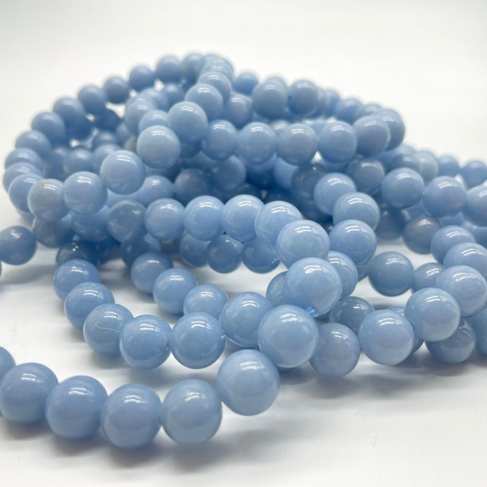Angelite Crystal Bracelet 0.39in(10mm) Wholesale -Wholesale Crystals