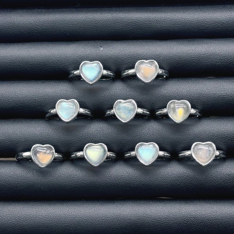 Beautiful Labradorite Heart Ring Wholesale - Wholesale Crystals