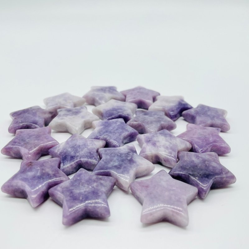 Beautiful Lepidolite Star Carving Wholesale -Wholesale Crystals