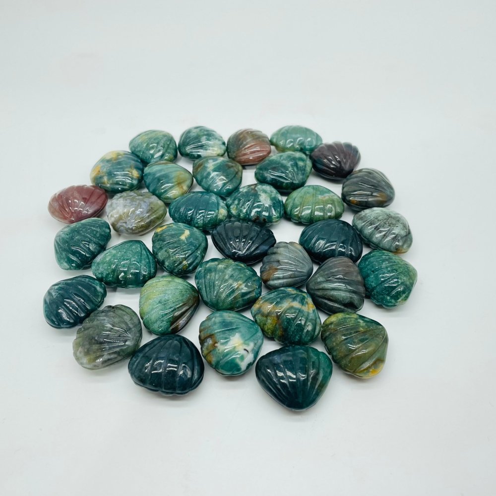 Beautiful Ocean Jasper Shell Carving Wholesale -Wholesale Crystals