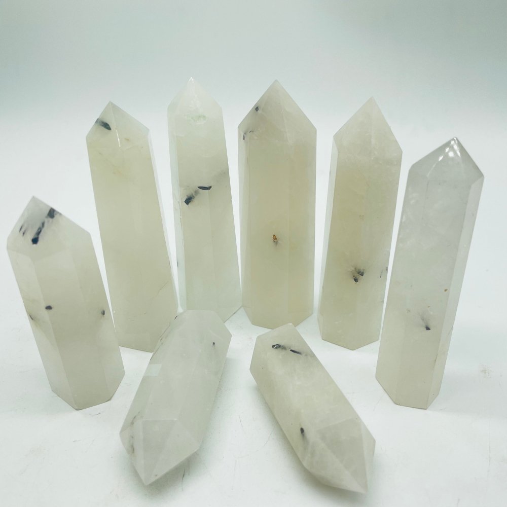 Black Tourmaline Tower Point Wholesale Closeout -Wholesale Crystals