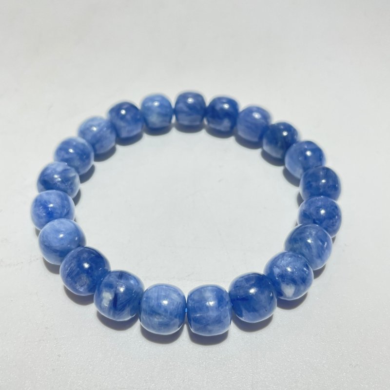 Blue Kyanite Apple Shape Beads Bracelet (HGUB16) -Wholesale Crystals