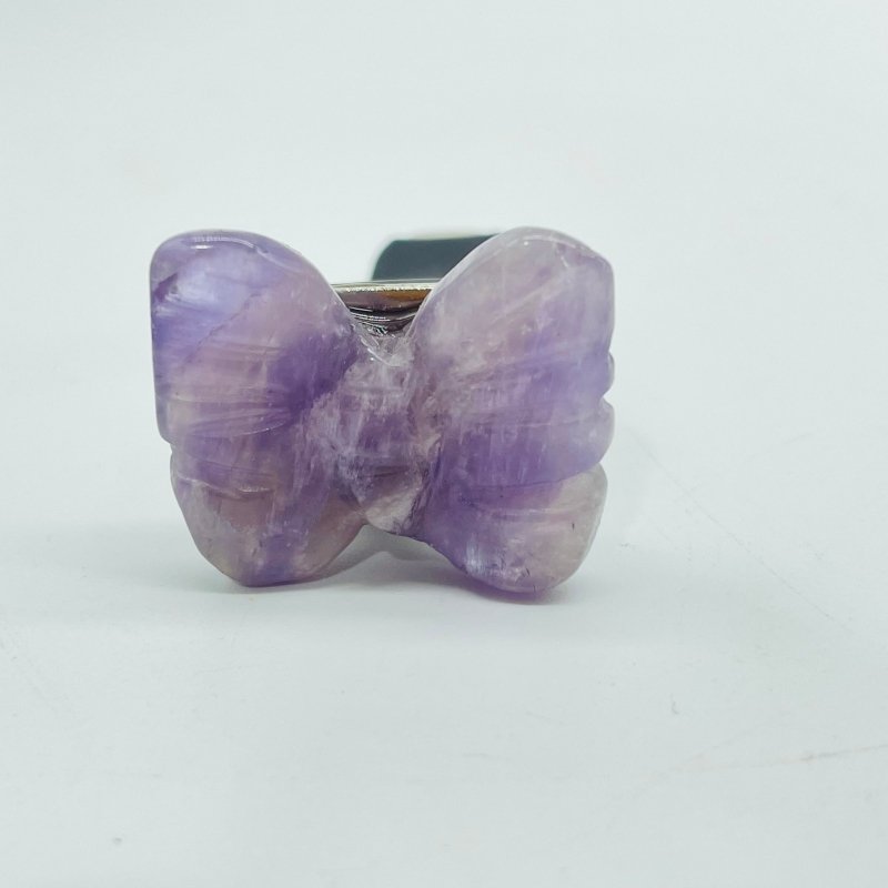 Butterfly Crystal Car Air Vent Clips Car Accessories Rose Quartz Red Jasper -Wholesale Crystals