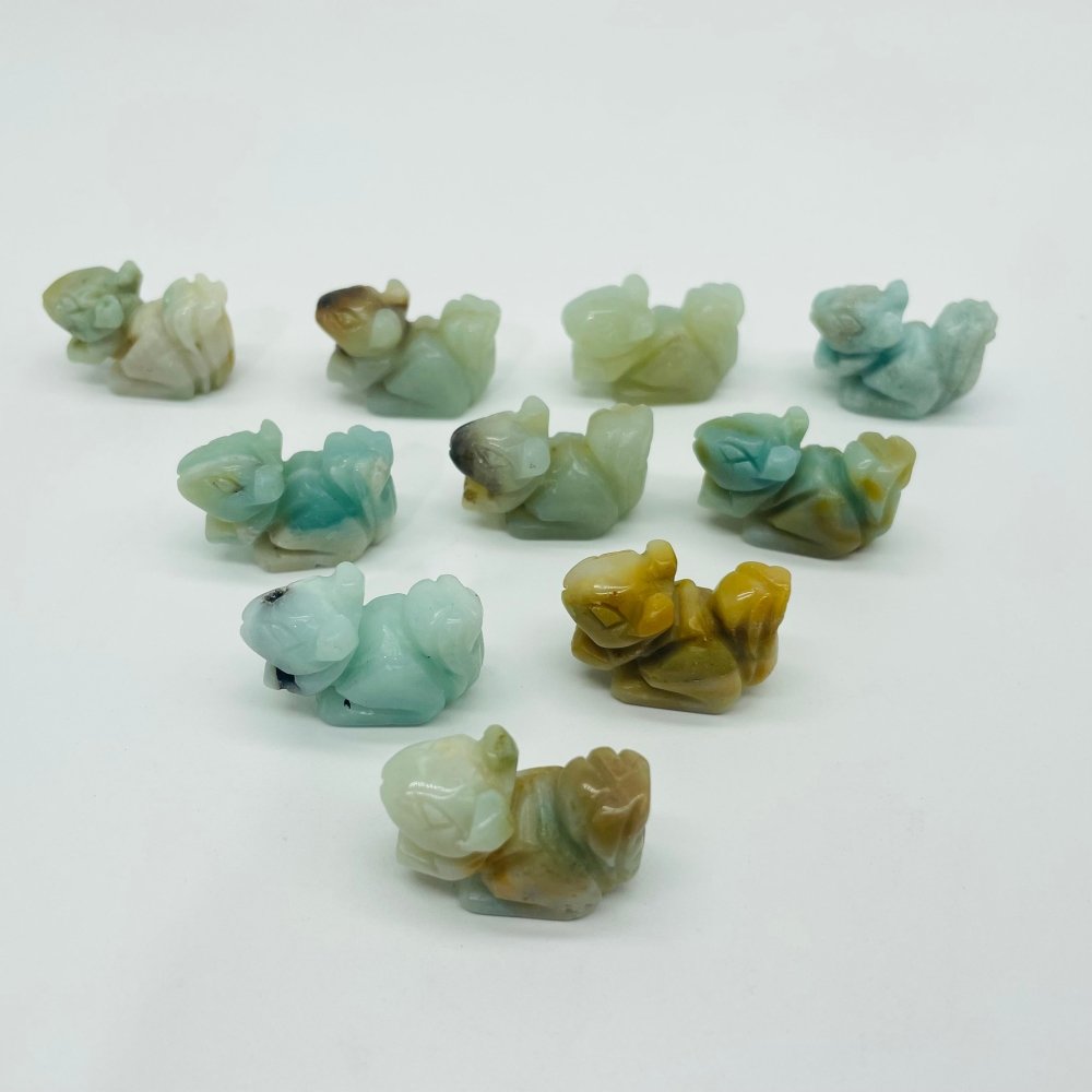 Caribbean Calcite Squirrel Carving Animal Wholesale -Wholesale Crystals