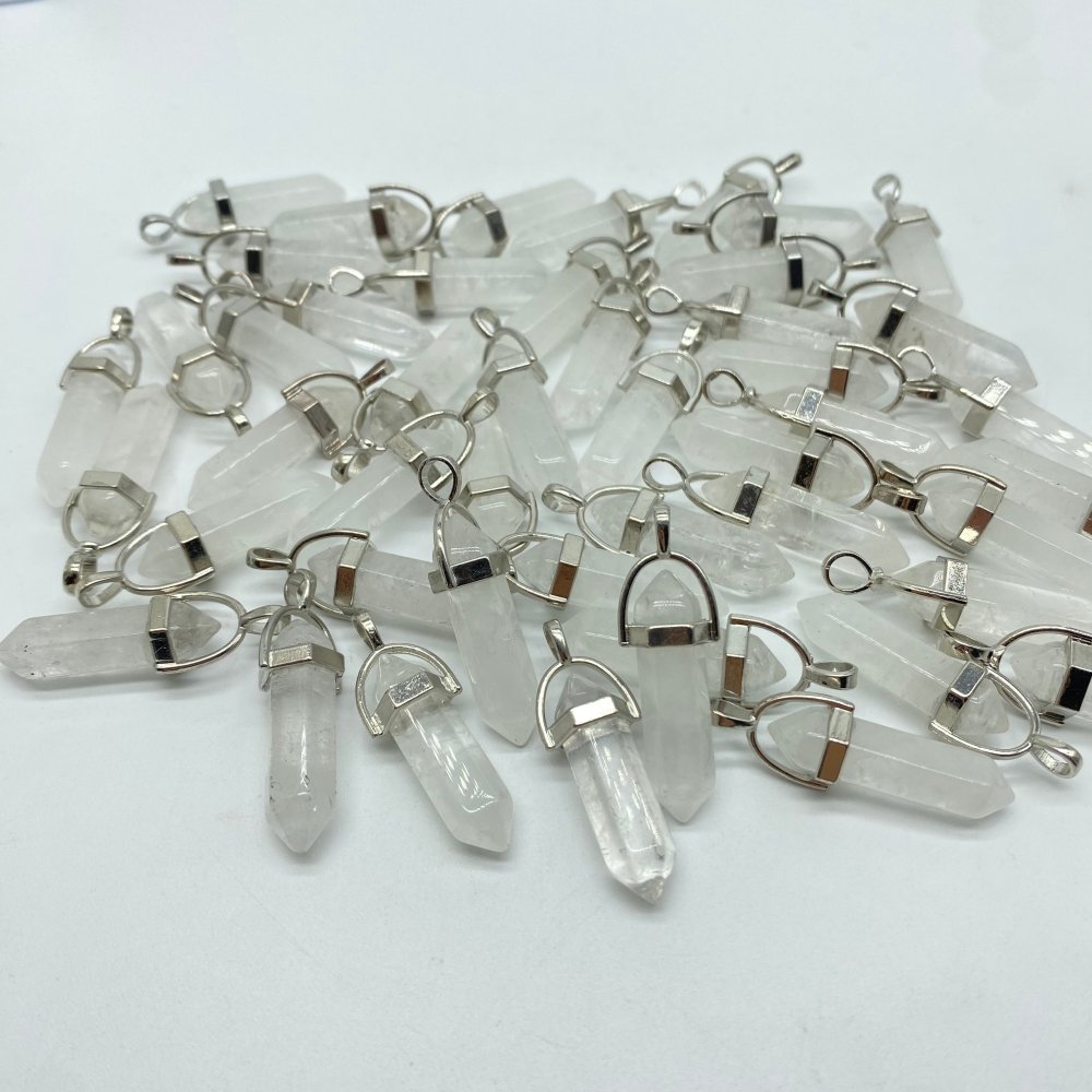 Clear Quartz Double Points Pendant Crystal Wholesale -Wholesale Crystals