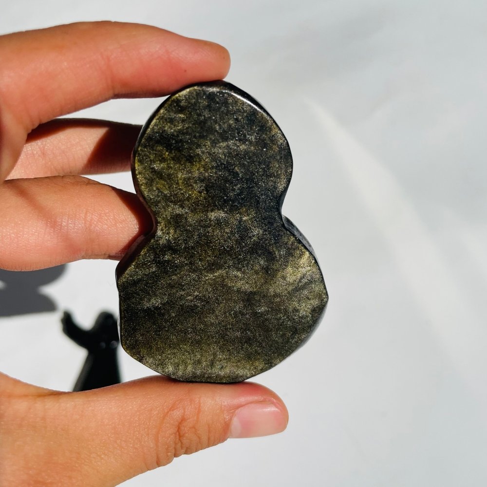 Gold Sheen Obsidian Jesus Carving Wholesale -Wholesale Crystals