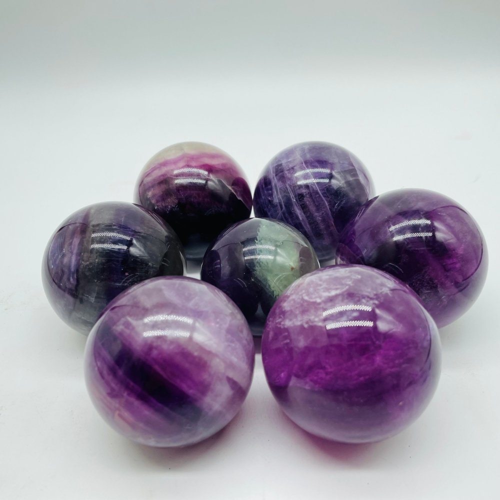 High Quality Deep Purple Fluorite Spheres Ball Wholesale -Wholesale Crystals