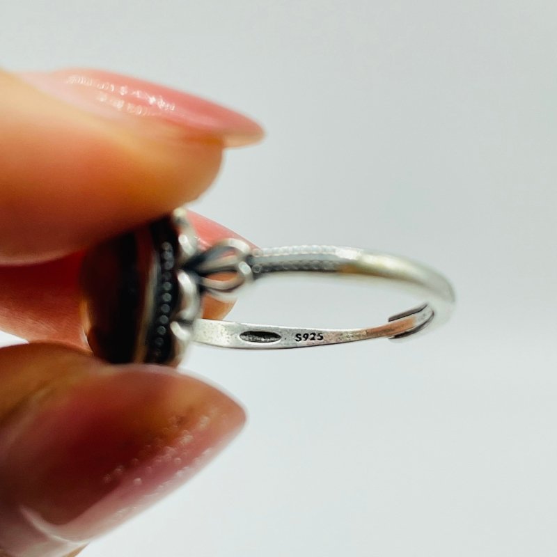 High Quality S925 Orange Garnet Ring Wholesale -Wholesale Crystals