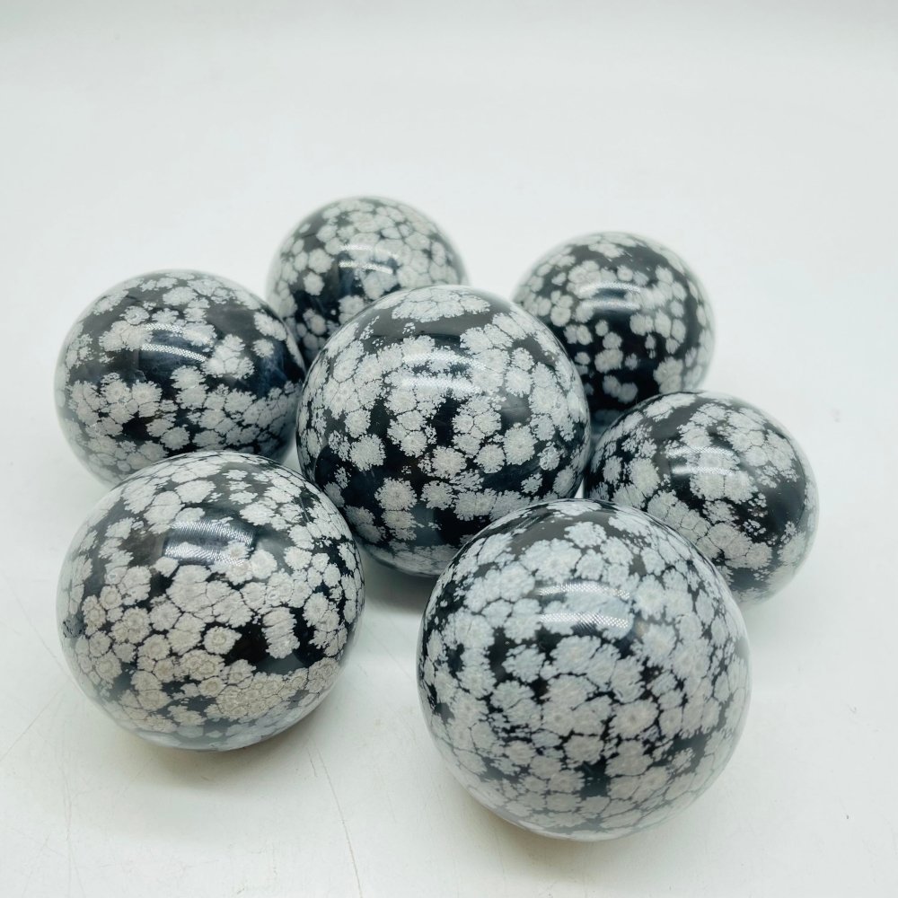 High Quality Snowflake Obsidian Sphere Ball Wholesale -Wholesale Crystals