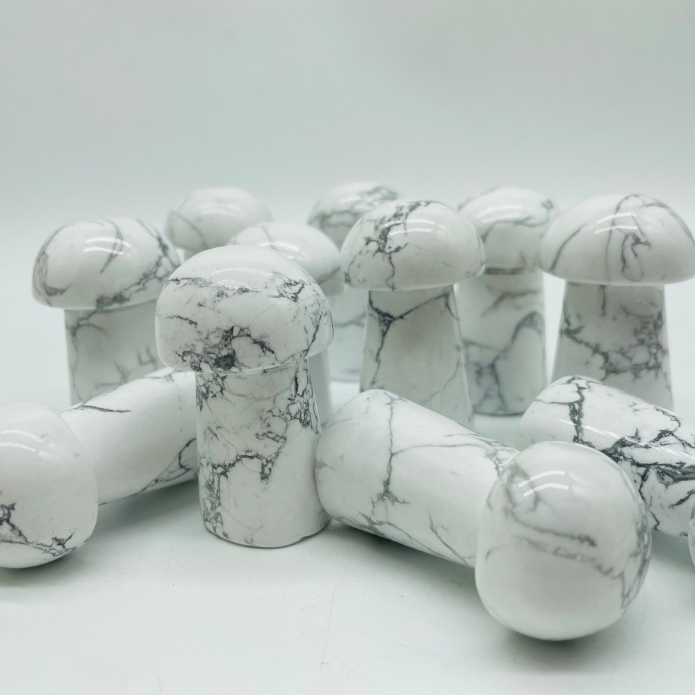 Howlite Mushrooms Wholesale -Wholesale Crystals