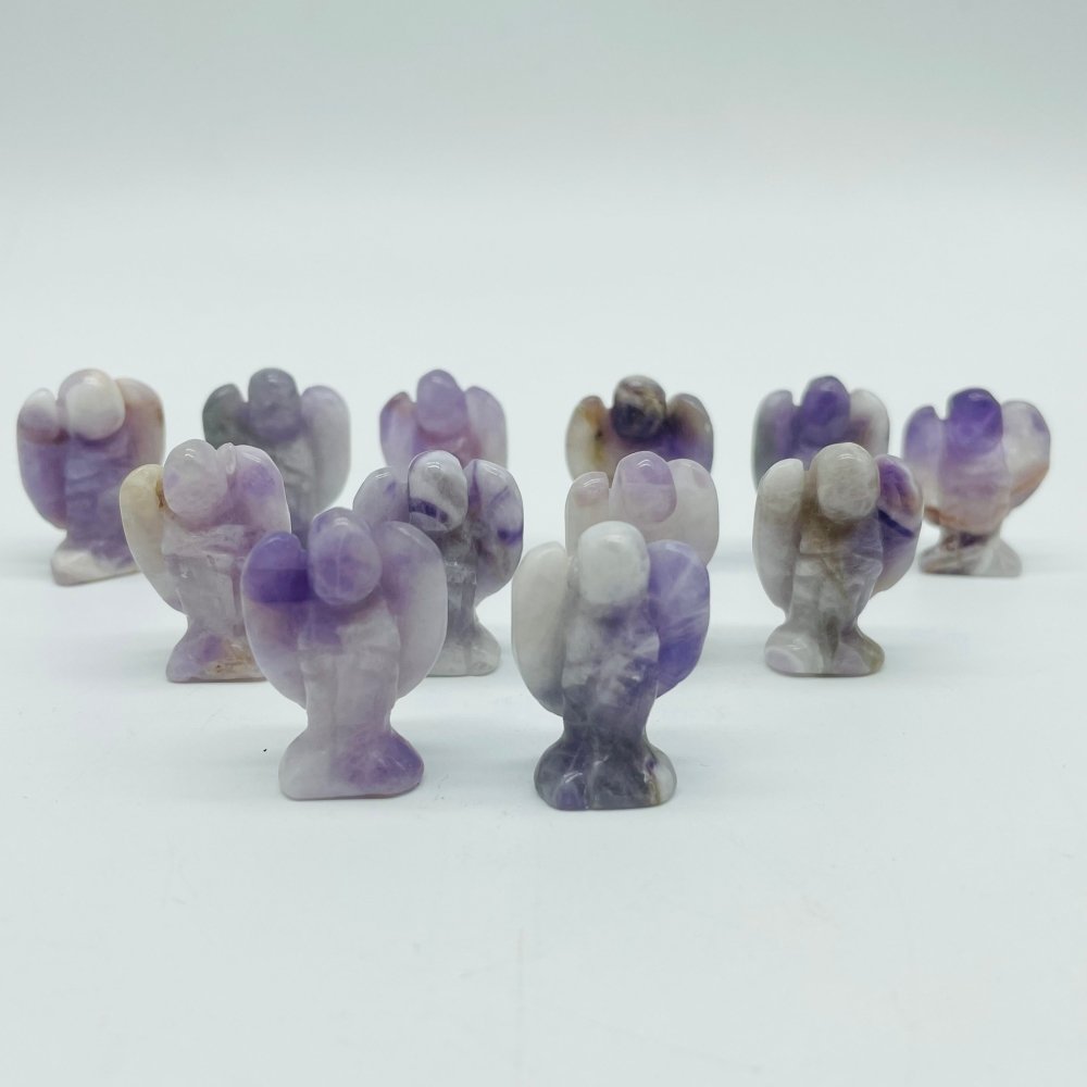 Mini Chevron Amethyst Angel Carving Wholesale -Wholesale Crystals
