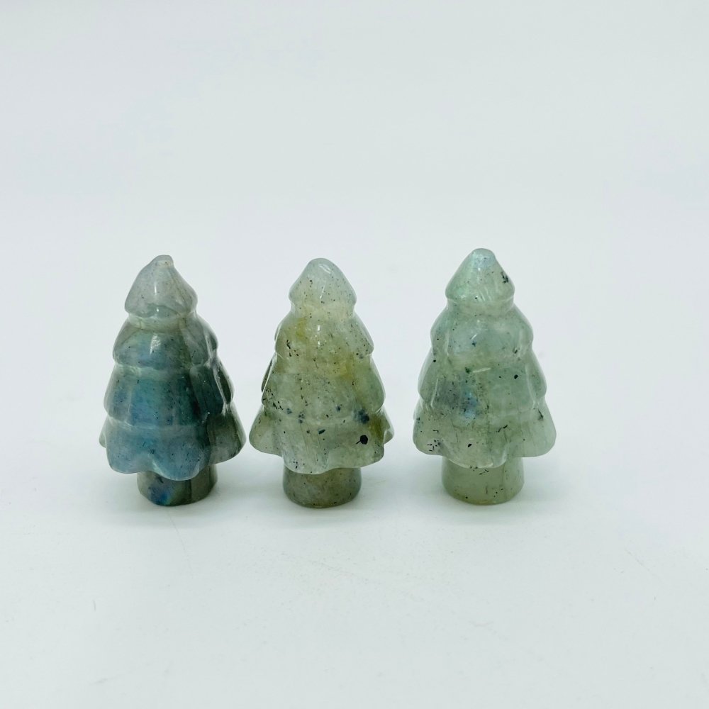 Mini Christmas Tree Carving Wholesale Green Aventurine Lepidolite -Wholesale Crystals