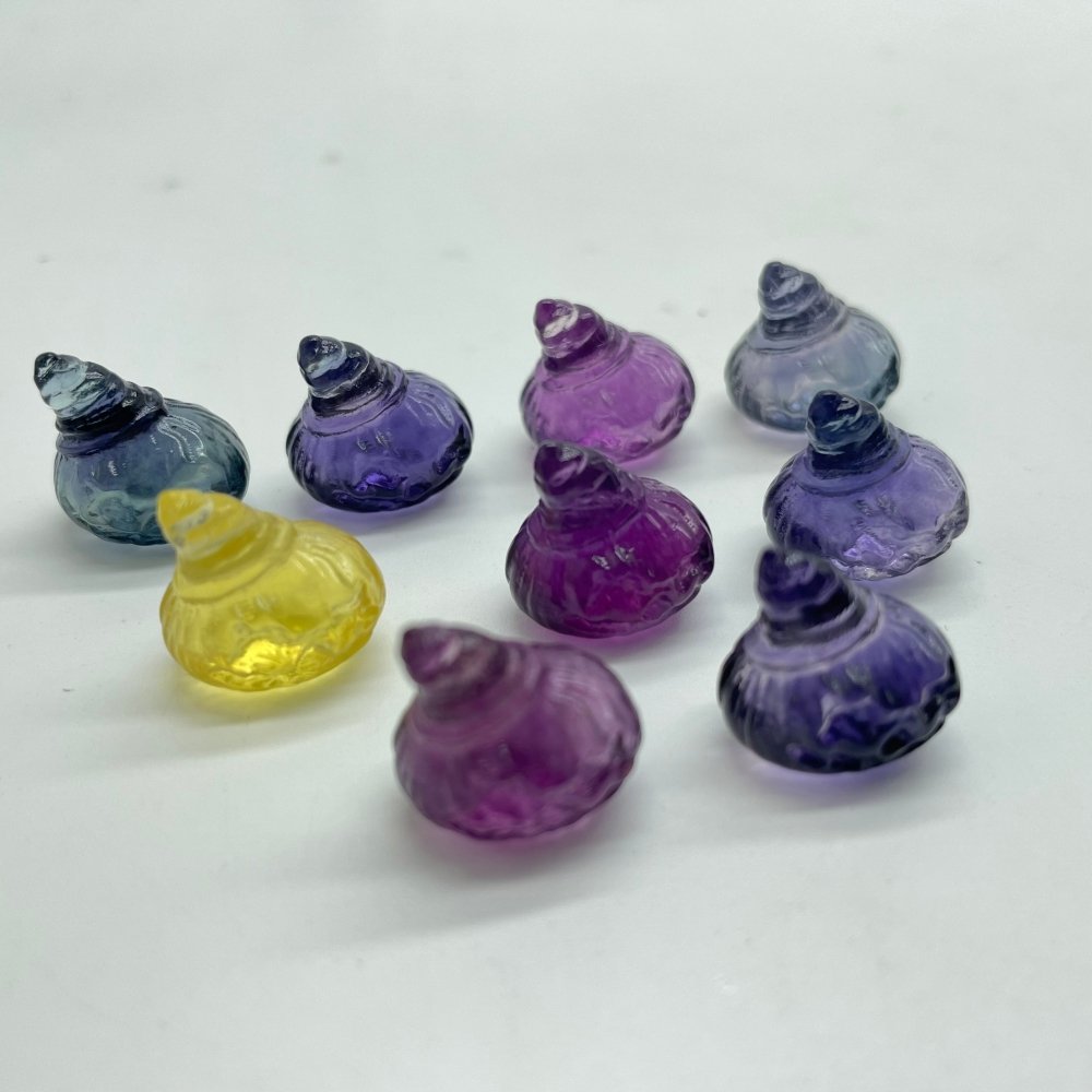 Mini Fluorite Pumpkin With Wizard Hat Carving Wholesale -Wholesale Crystals