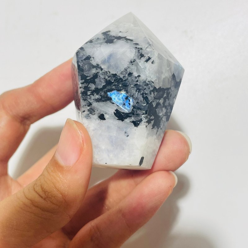 Moonstone(from India) CupCake Shape Tower Points Wholesale -Wholesale Crystals