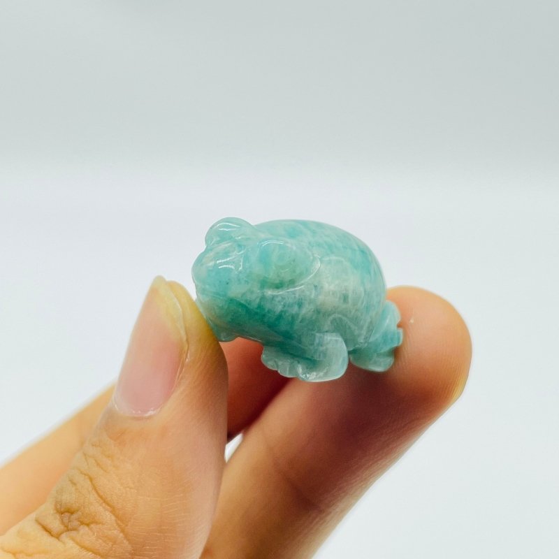 Natural Amazonite Frog Carving Wholesale -Wholesale Crystals