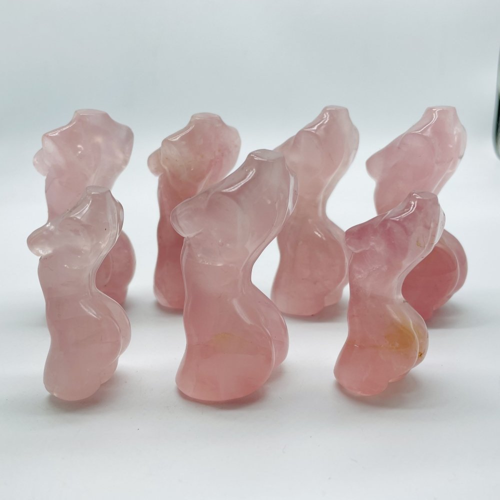 Natural Rose Quartz Goddess Carving Wholesale -Wholesale Crystals