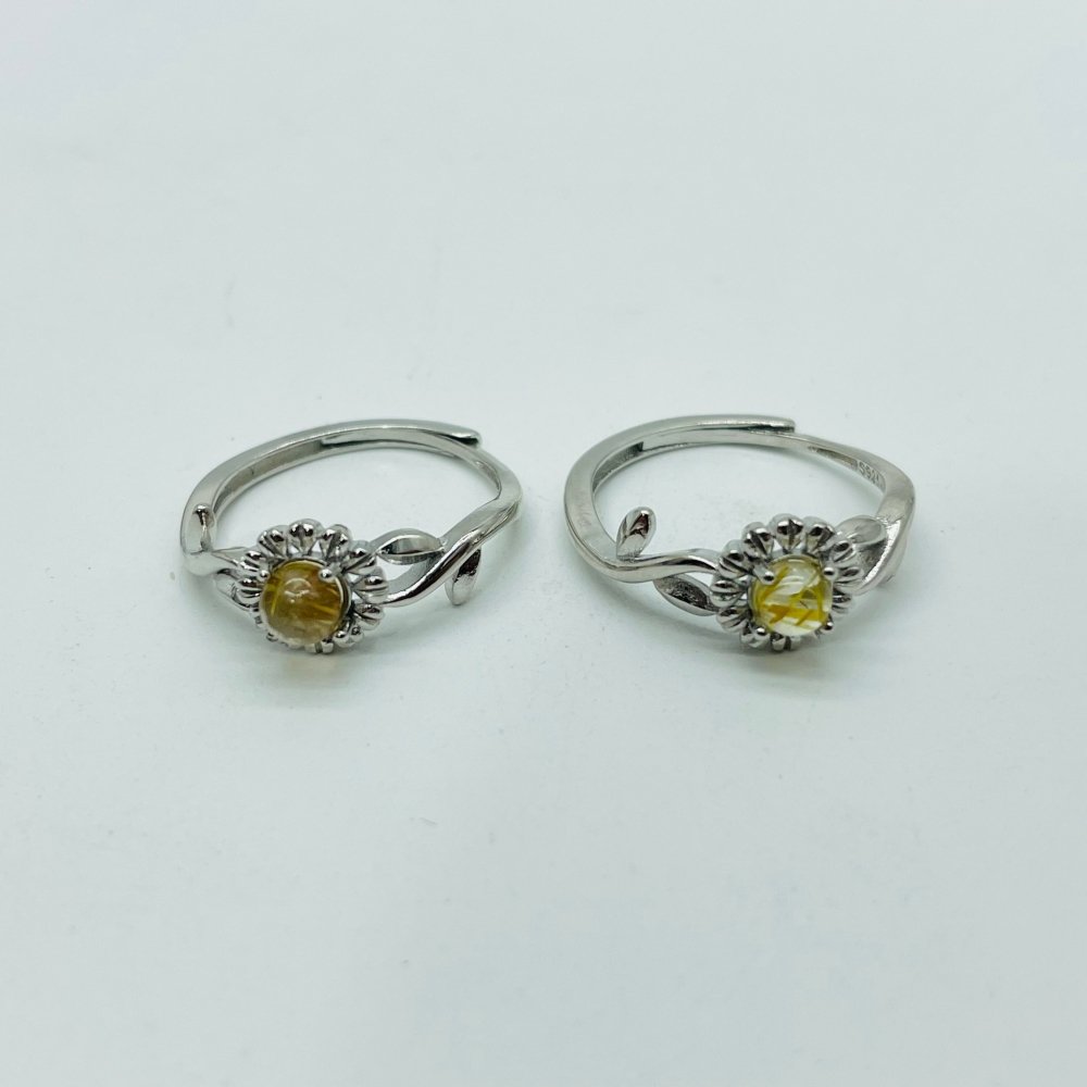 Natural Rutile Crystal Ring Wholesale -Wholesale Crystals