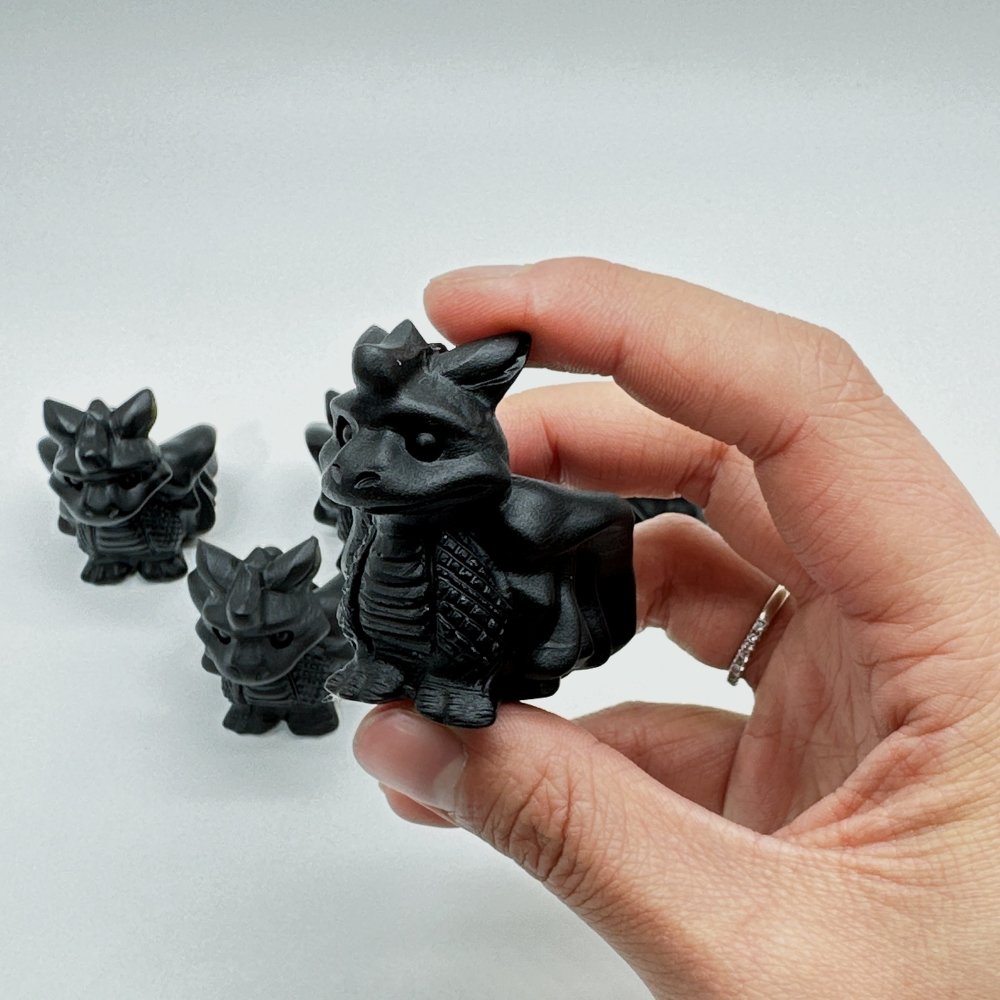 Obsidian Dragon Carving Wholesale -Wholesale Crystals