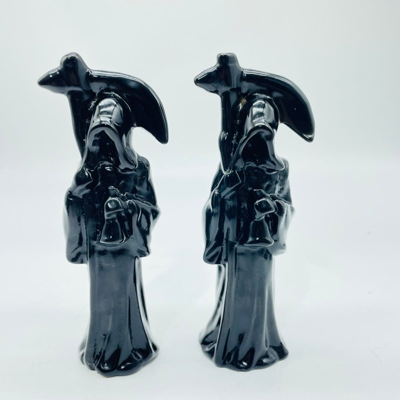 Obsidian Grim Reaper Sickle Carving Wholesale -Wholesale Crystals