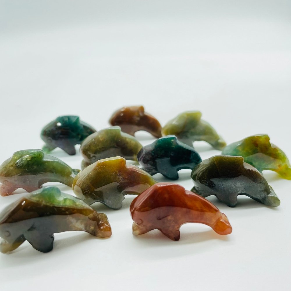 Ocean Jasper Dolphin Carving Wholesale -Wholesale Crystals