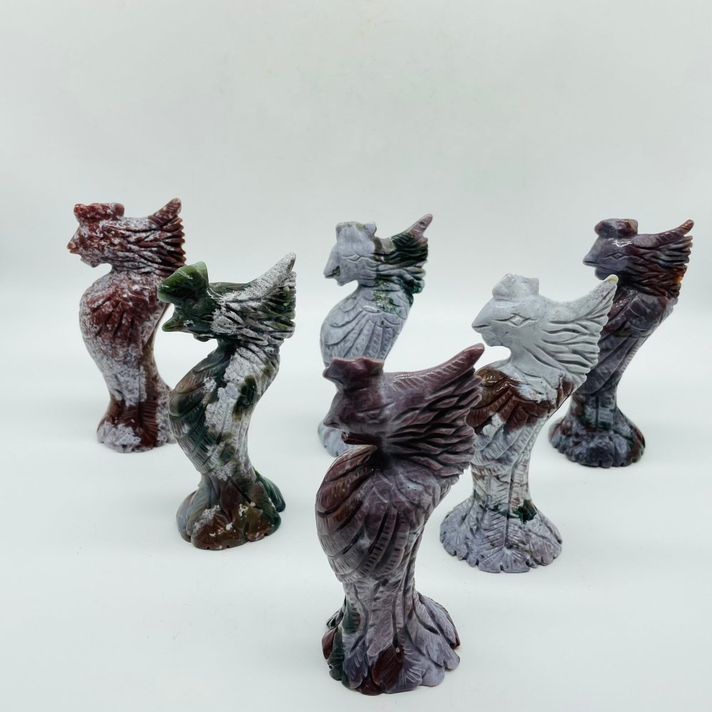 Ocean Jasper Phoenix Carving Wholesale -Wholesale Crystals