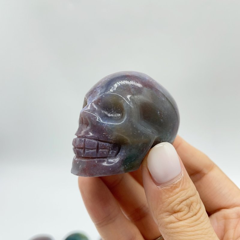 Ocean Jasper Skull Carving Wholesale -Wholesale Crystals