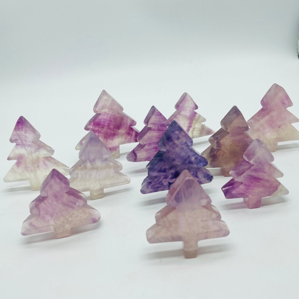 Purple Fluorite Pine Tree Christmas Tree Wholesale -Wholesale Crystals