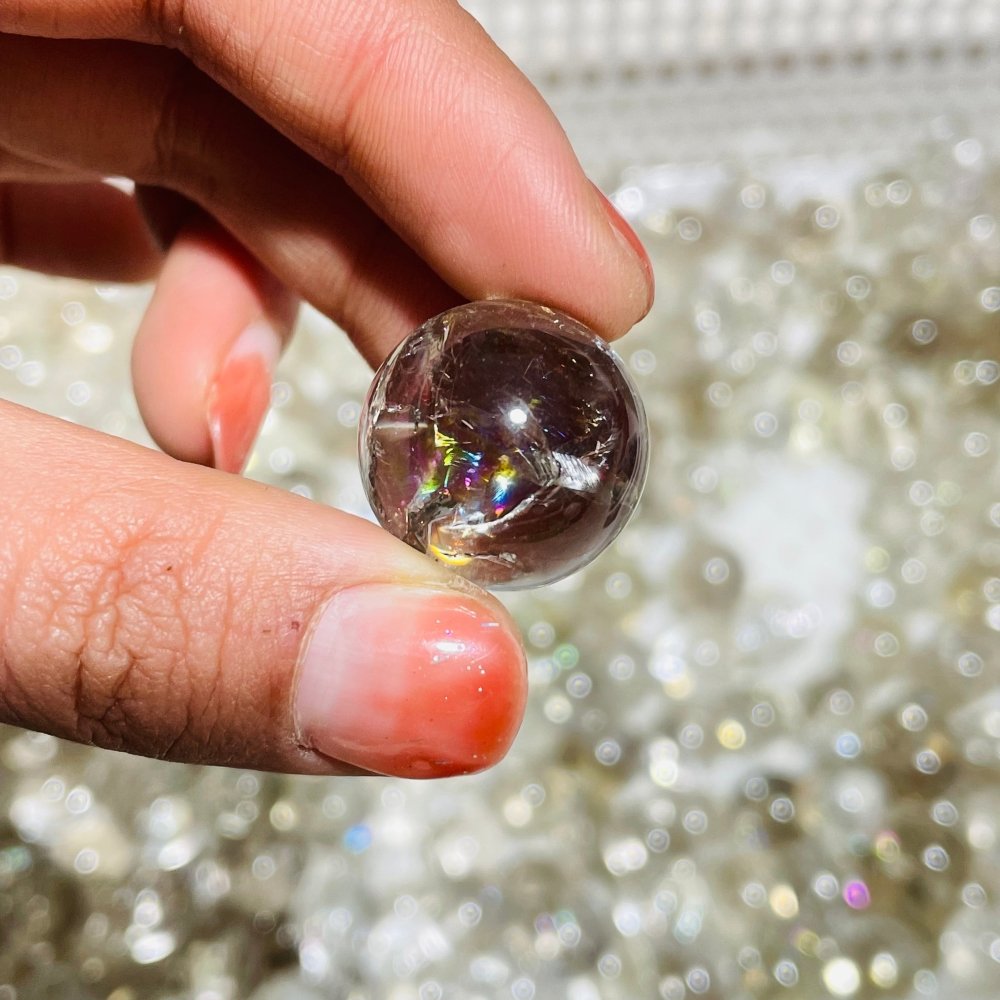 Rainbow Clear Quartz Spheres Ball Wholesale -Wholesale Crystals