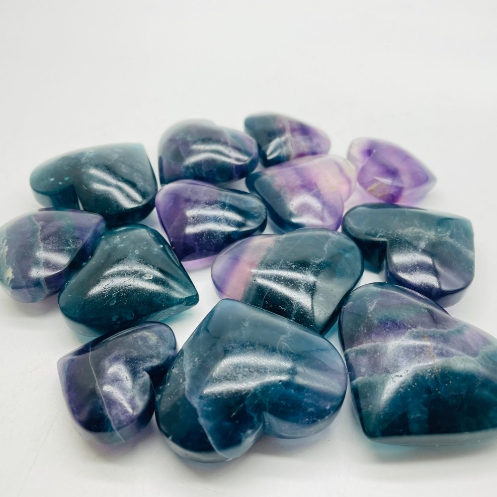 Rainbow Fluorite Heart Wholesale -Wholesale Crystals