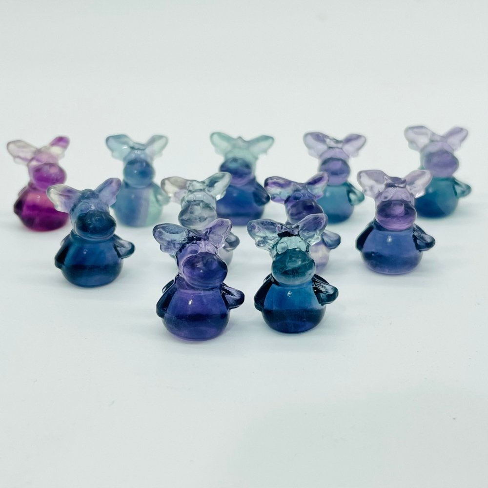 Rainbow Fluorite Mini Moose Carving Wholesale -Wholesale Crystals