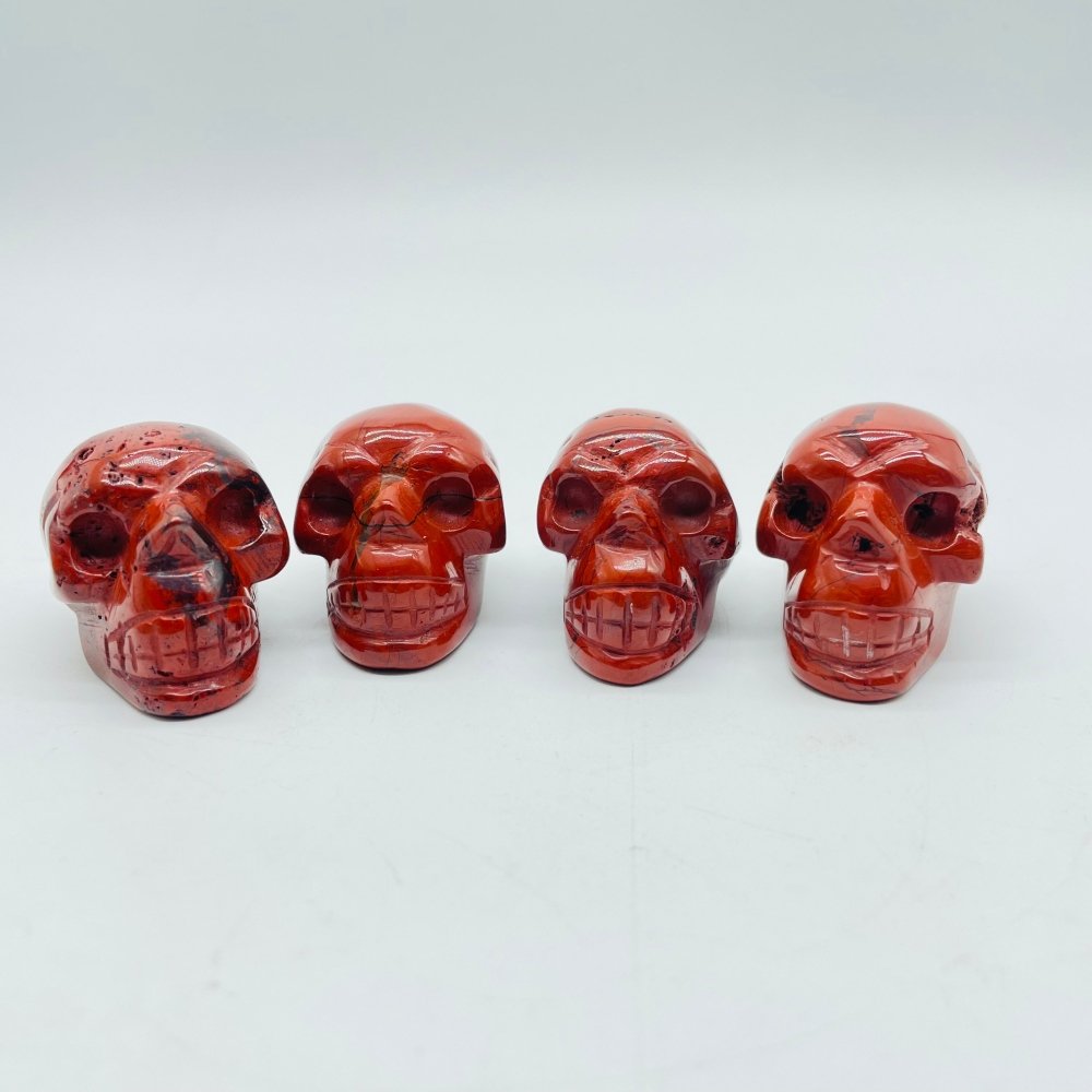 Red Jasper Skull Carving Wholesale -Wholesale Crystals