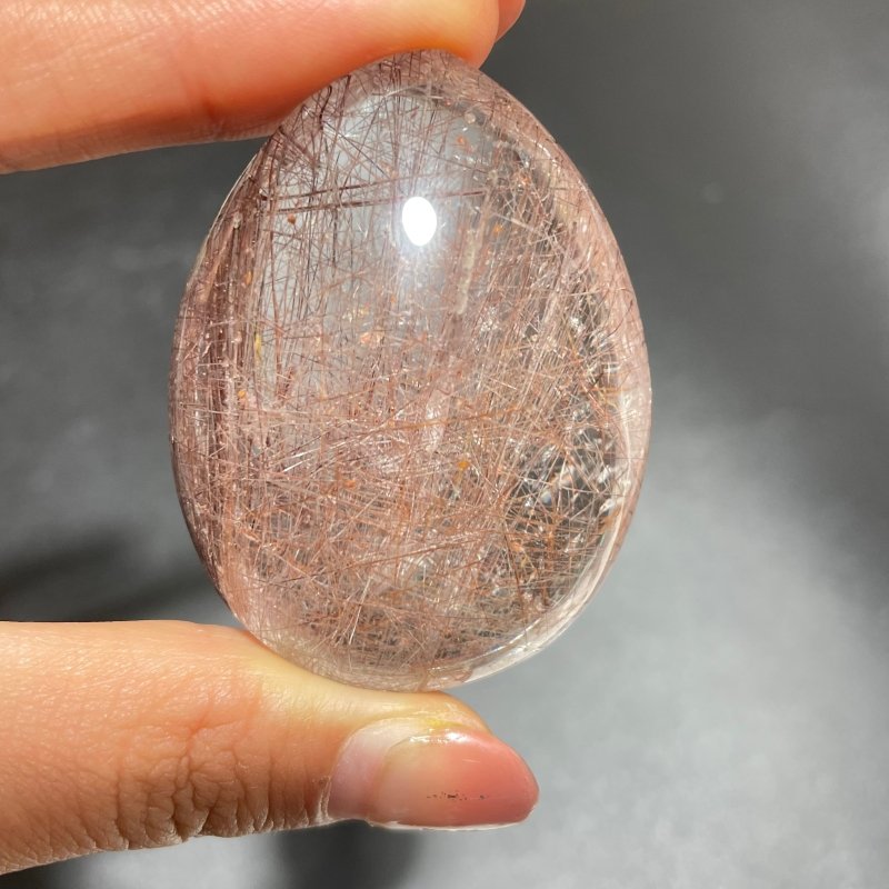 Red Rutile Teardrop Shape Crystal -Wholesale Crystals