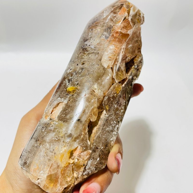 Skeletal Crystal Garden Quartz Mixed Mica High Grade Crystal Point For Collection -Wholesale Crystals