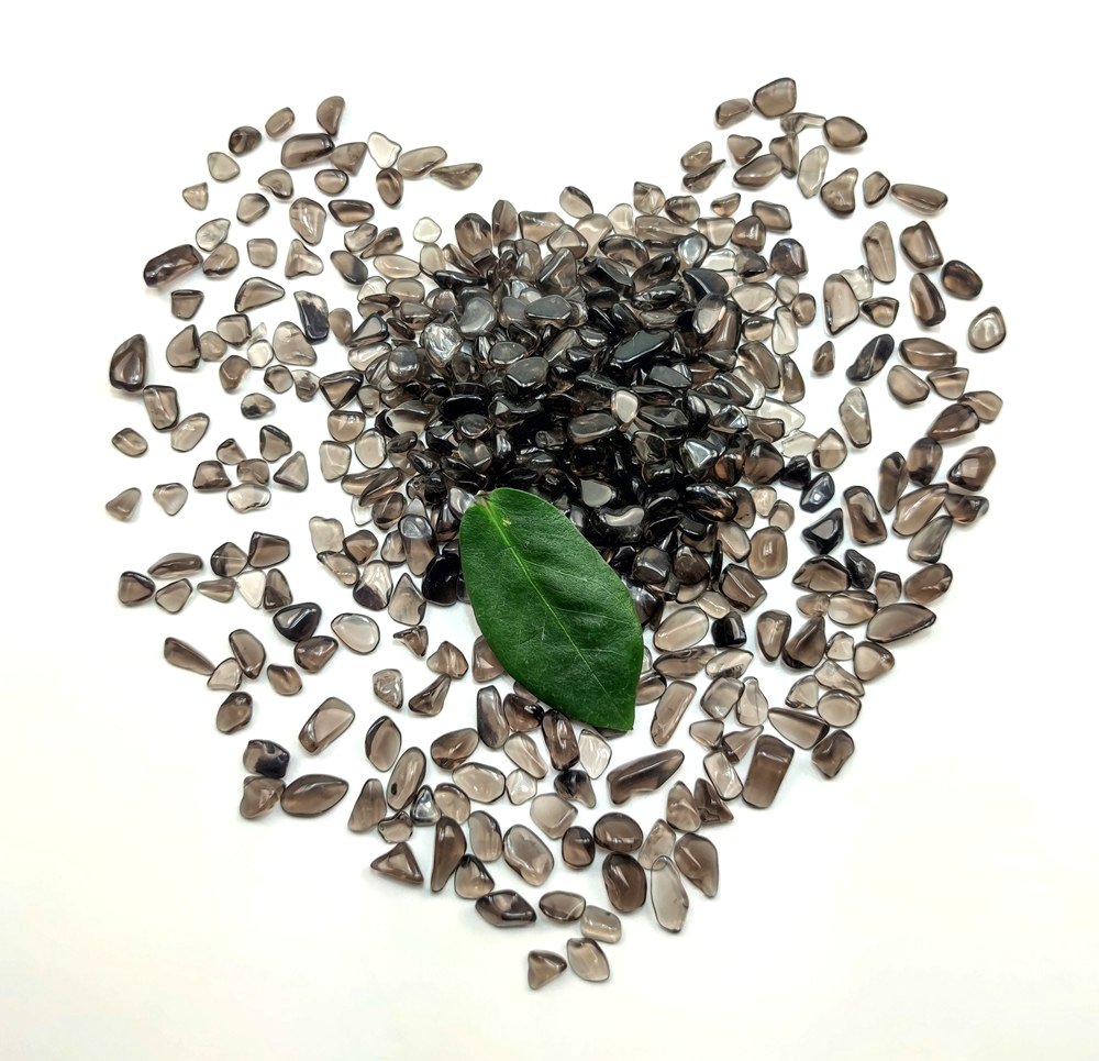 Smoky Quartz Crystal Gravel customized crystal gravel chips -Wholesale Crystals