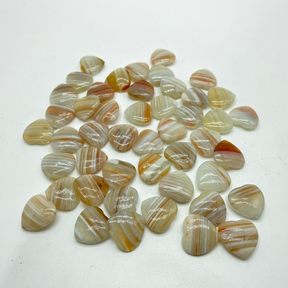 Stripe Agate Heart DIY Pendant Wholesale -Wholesale Crystals
