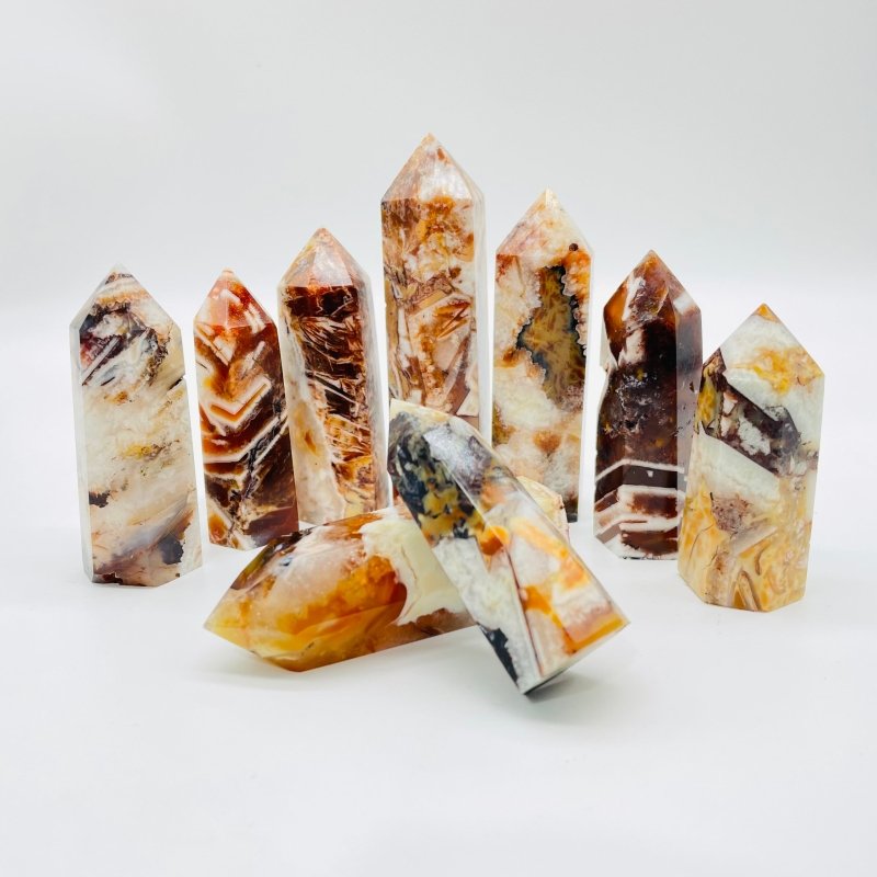 Stripe Quartz Points Tower Wholesale -Wholesale Crystals