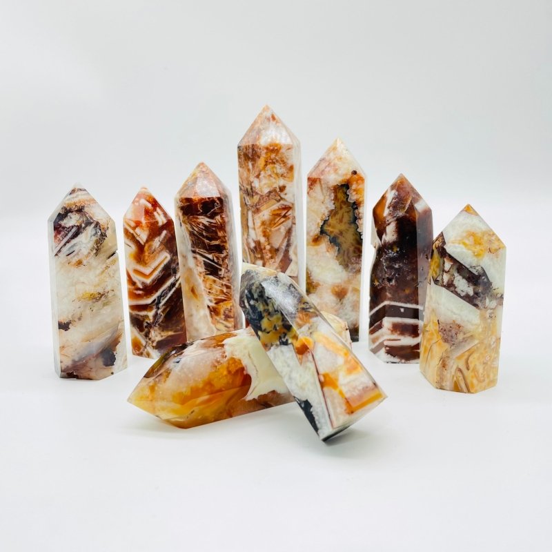 Stripe Quartz Points Tower Wholesale -Wholesale Crystals