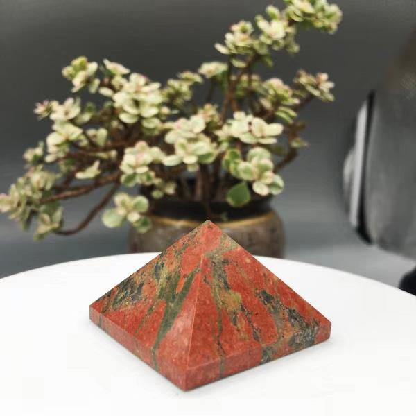 Unakite pyramid -Wholesale Crystals