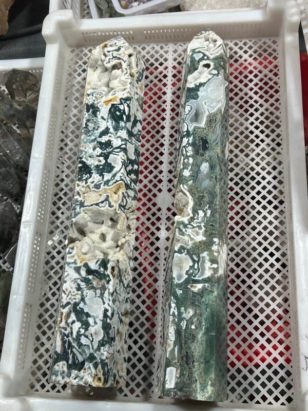 Large Moss Agate Tower - Seeking Wholesale Buyers - Crystals Wholesale USA