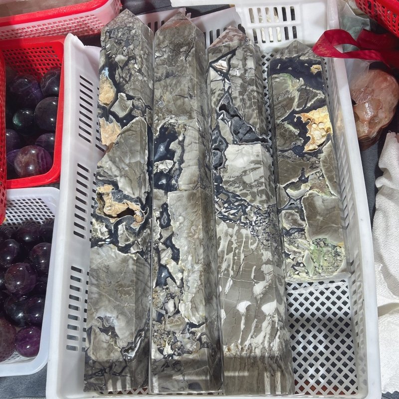 Large Volcanic Agate Tower - Seeking Wholesale Buyers - Crystals Wholesale USA