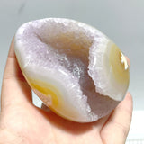 25 Pieces Beautiful Geode Druzy Carnelian