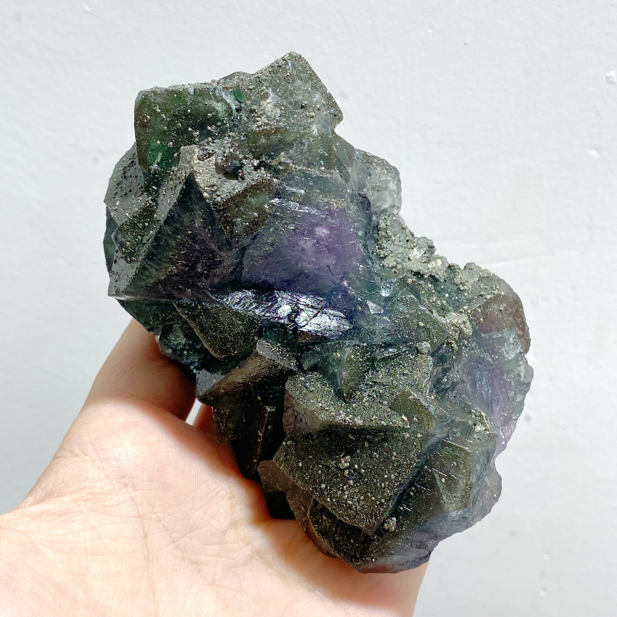 15 Pieces Raw Stone Fluorite Mixed Pyrite